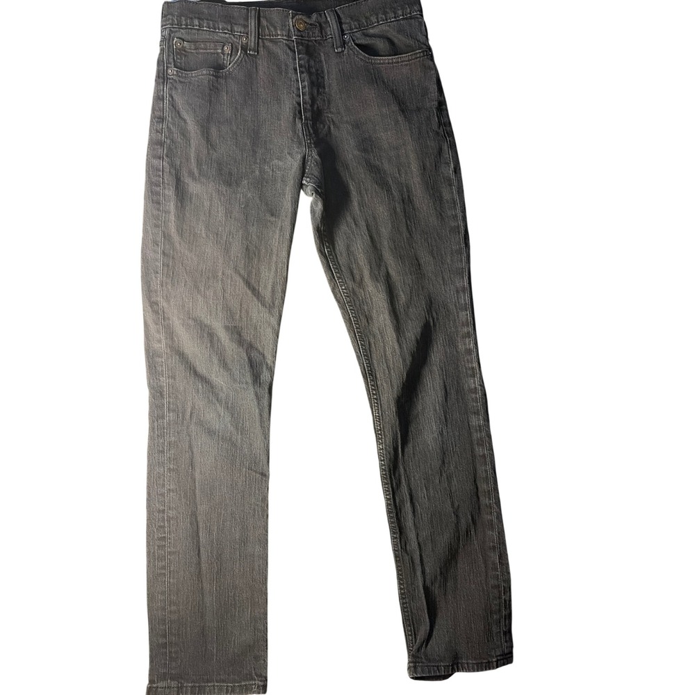 Levis 511 Slim Fit Jeans Mens 32x32 Gray Faded Denim Stretch Pants 32 x 32